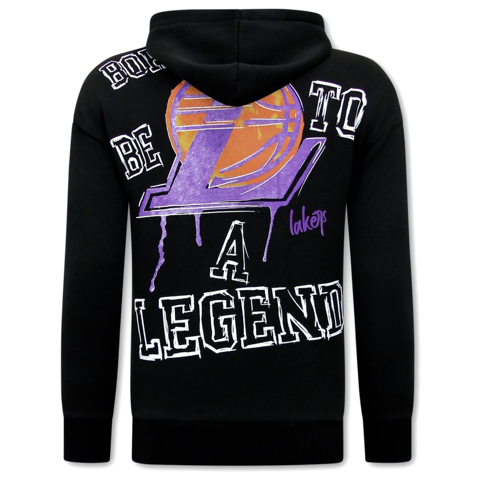 Los Angeles Lakers Oversized Hoodie Heren - Zwart