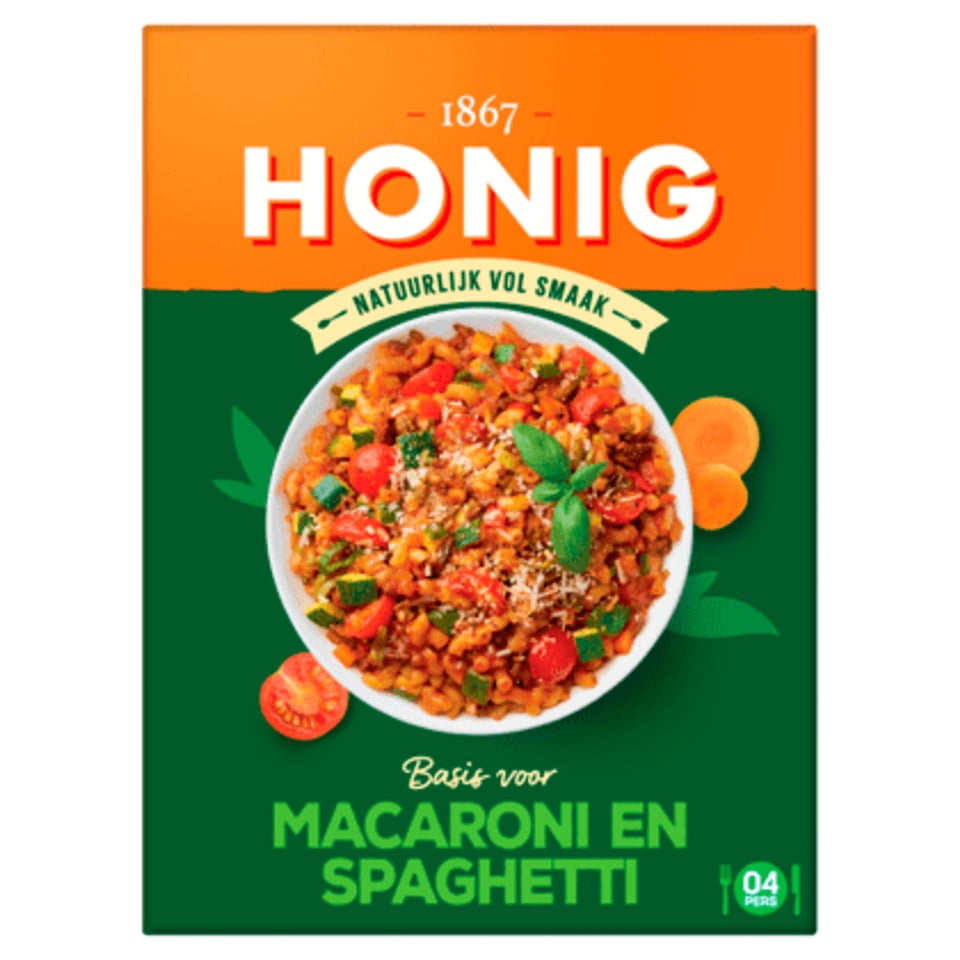 Honig Natuurlijk Vol Macaroni en Spaghetti