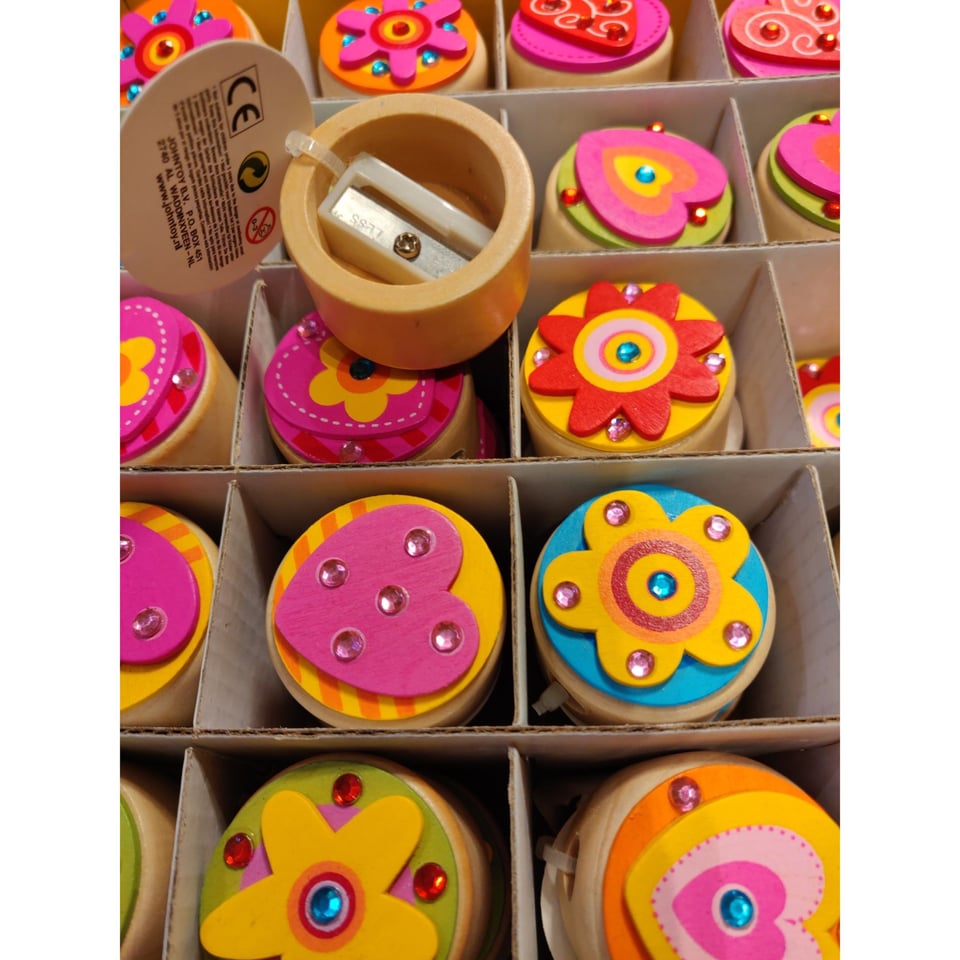 Simply for Kids Houten Puntenslijper Diameter 3,5 Cm 4+