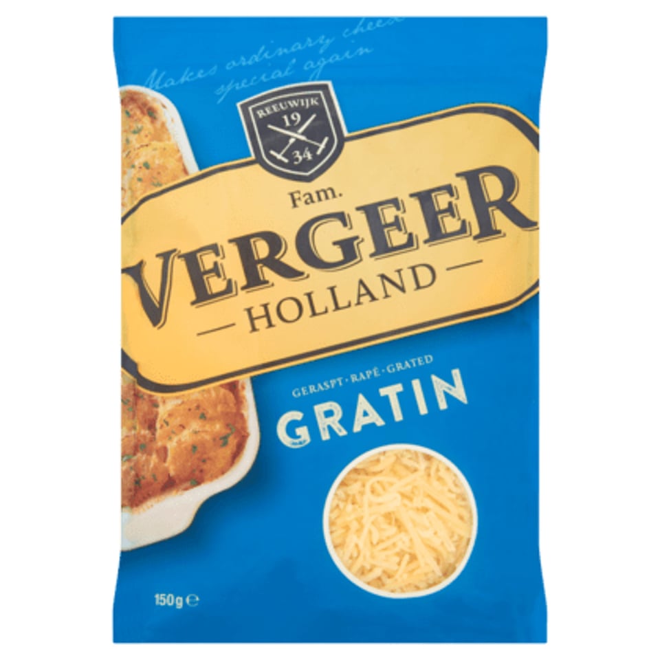 Vergeer Geraspte Kaas Gratin