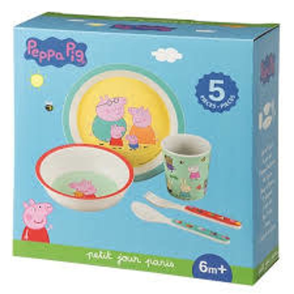 Petit Jour Paris Peppa Pig Giftset 5 Delig + 6 Mnd