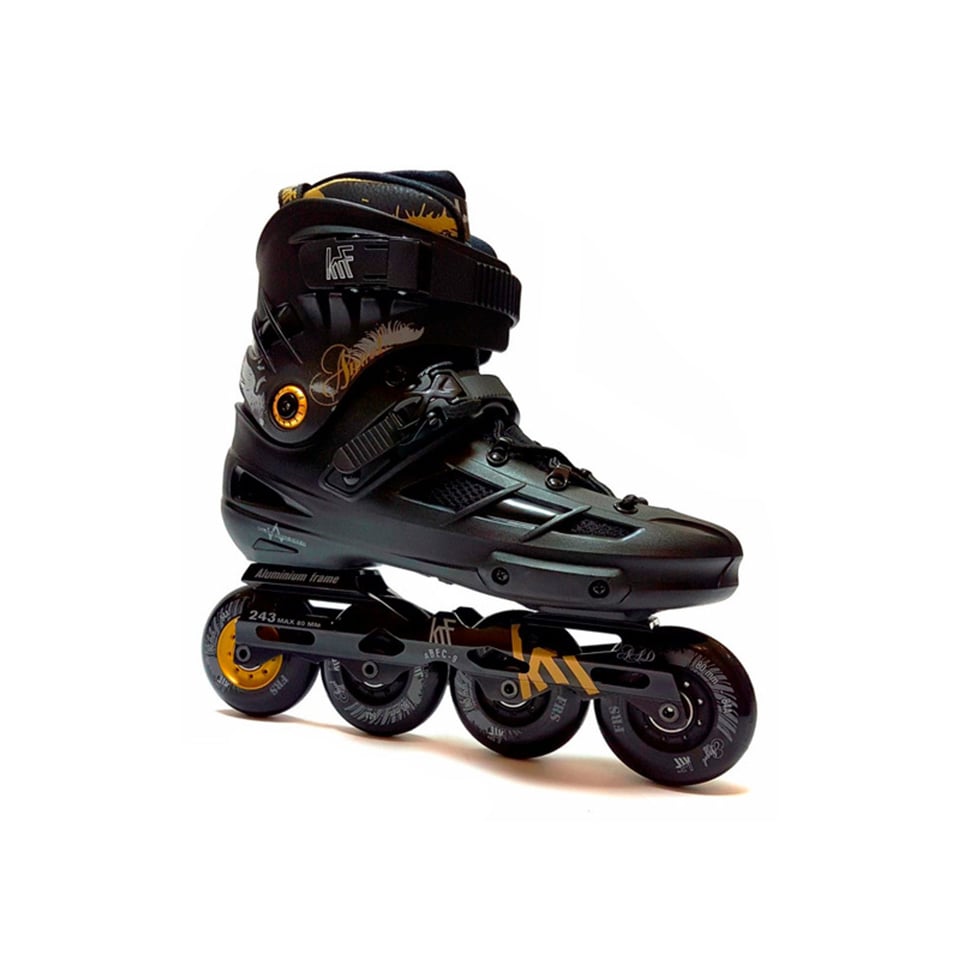 The New Urban Concept KRF Krf Freeskate Angel 4x80 Zwart/Goud