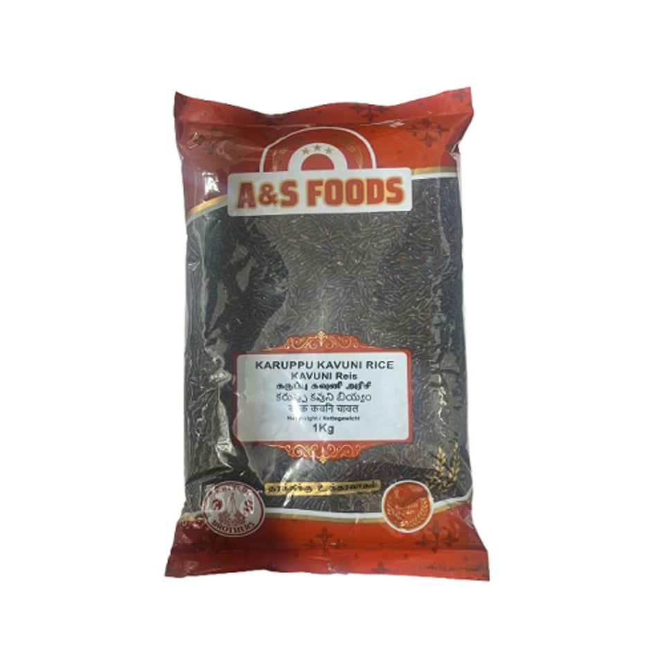 A&S Karuppu Kavuni Rice 1Kg