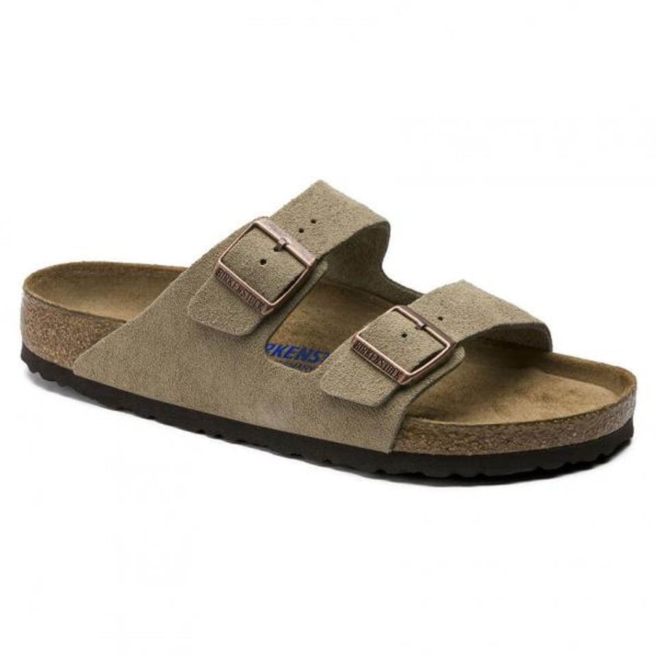 Birkenstock Arizona SFB Suede Taupe Narrow