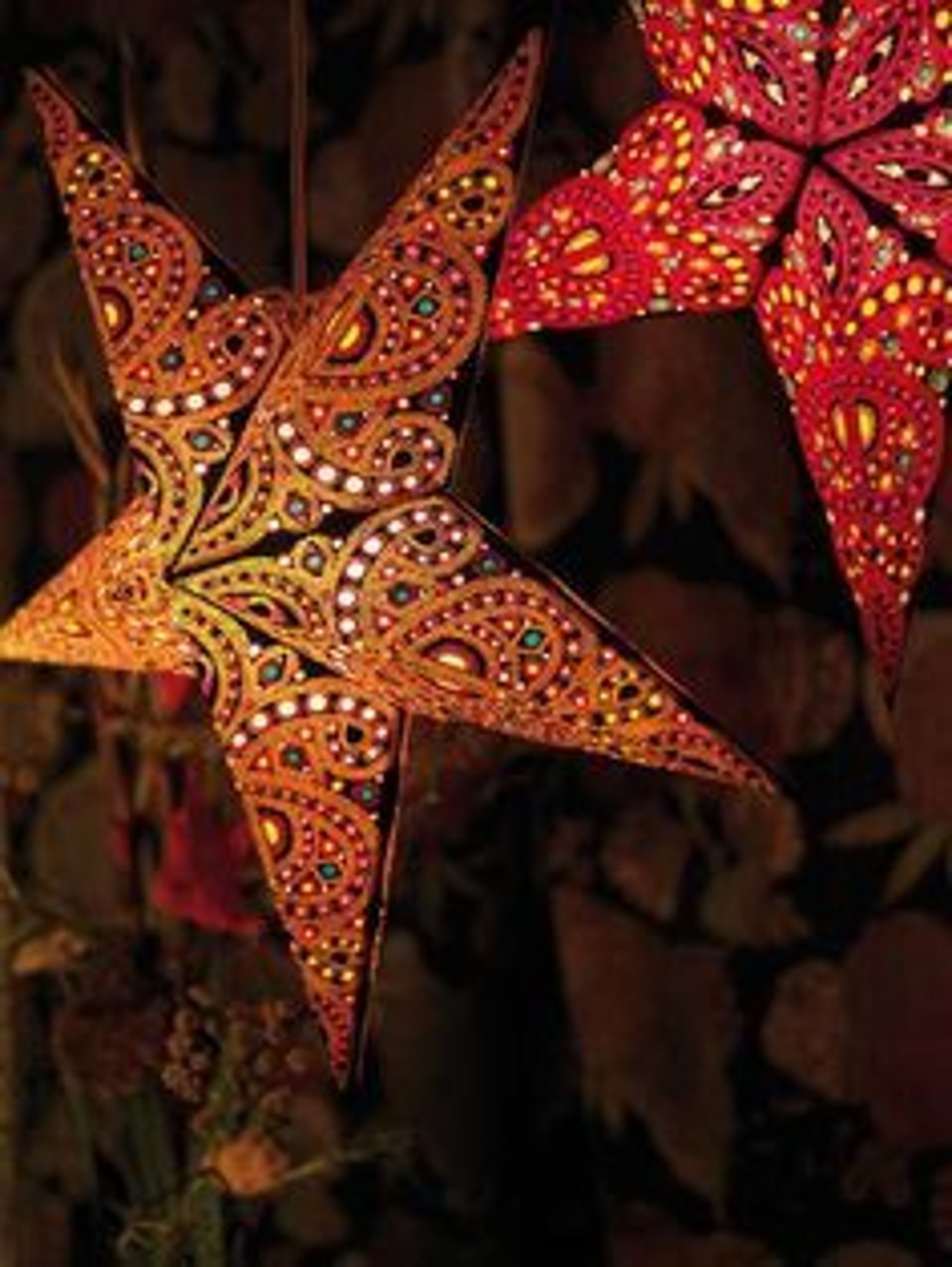 Kerstster Lamp Diwali Red