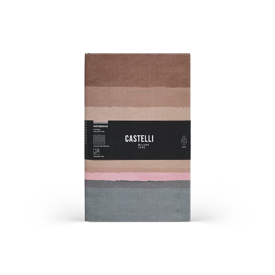 Notebook Castelli - Stripes Collection Eco