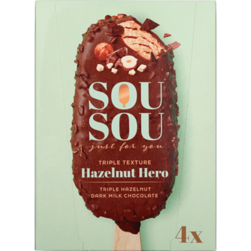 Sou Sou Hazelnut Hero 4x 100 Ml