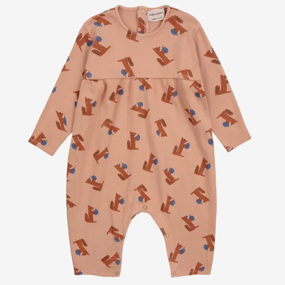 Bobo Choses Baby Hungry Squirrel All Over Overall