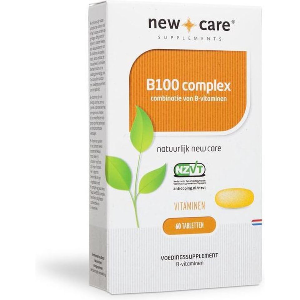 New Care Vitamine B100 Complex - 60 Tabletten - Vitamine