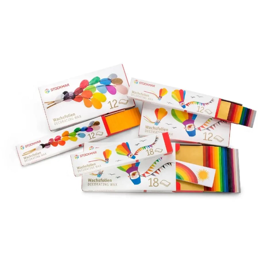 Stockmar Versierwas Breed 18 Kleuren
