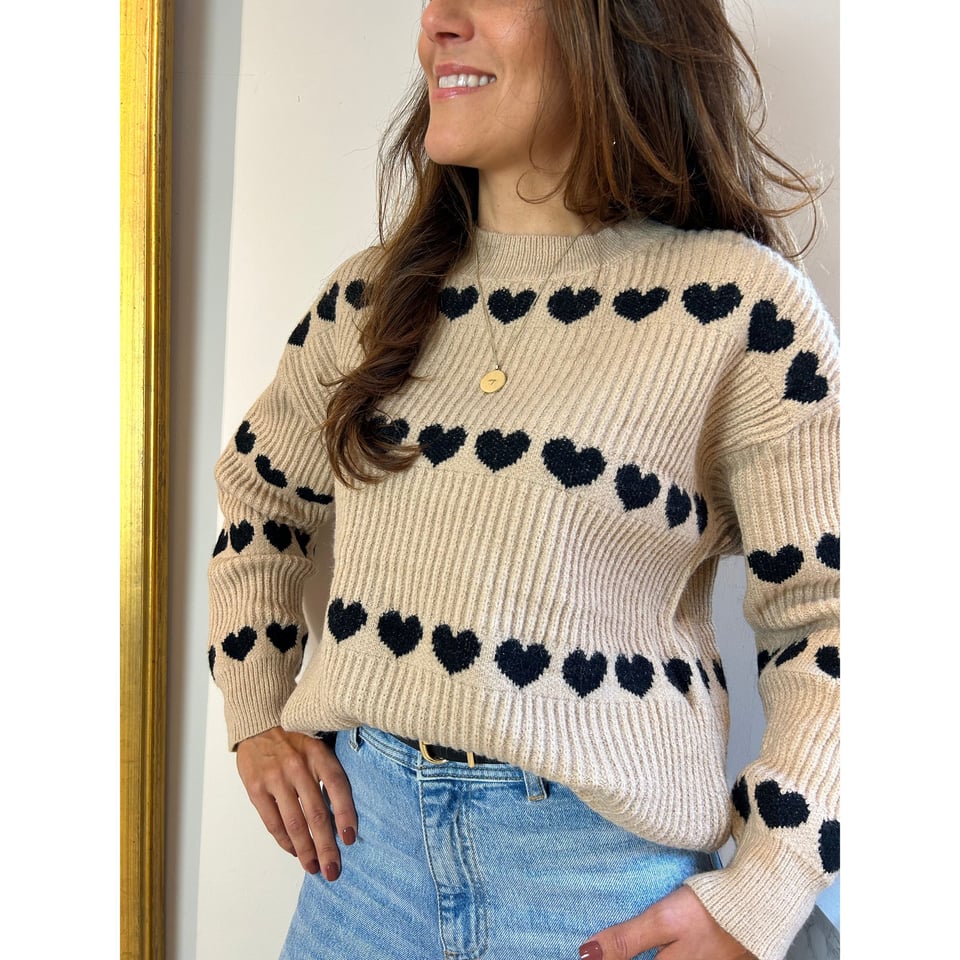 So Much Love - Beige & Black - OneSize