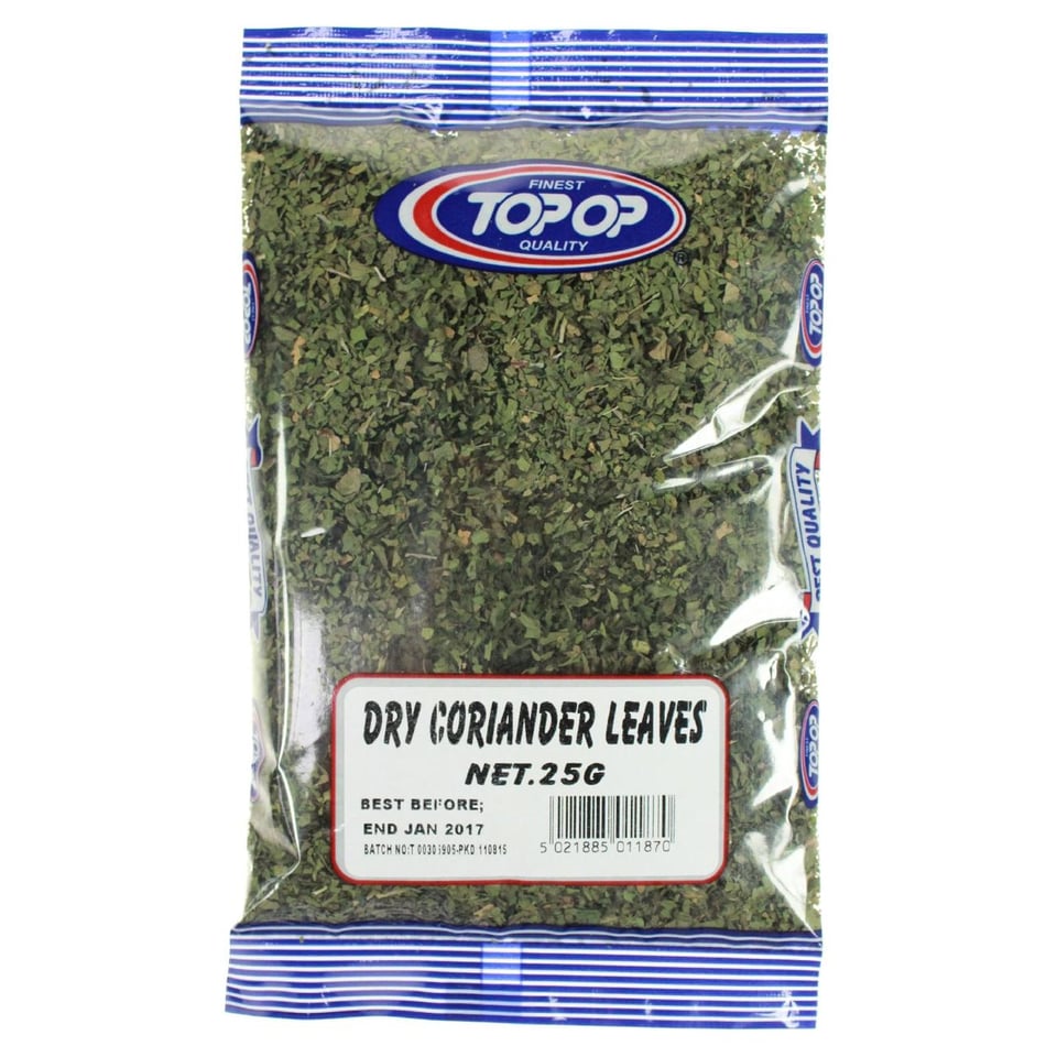 Top-Op Dry Corriander Leaves 25G