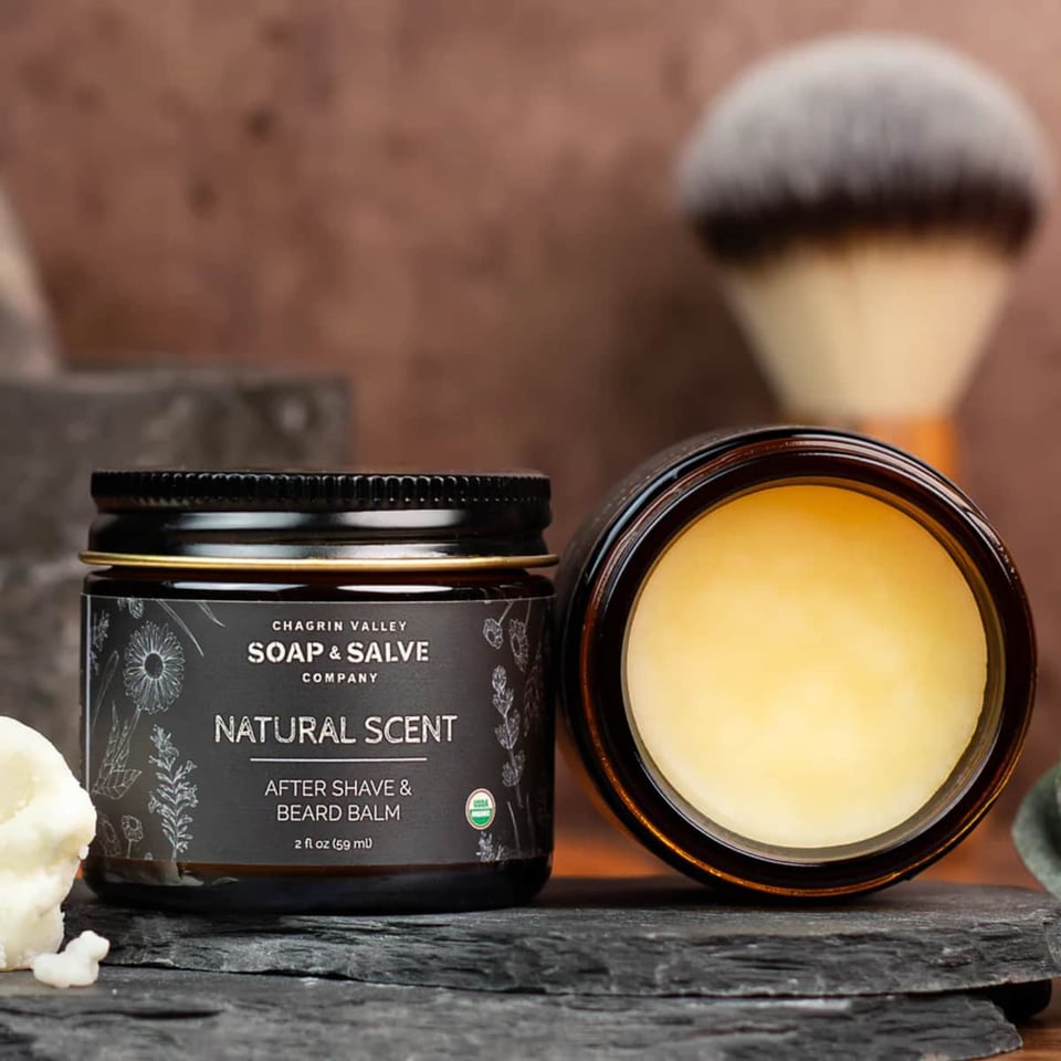 Chagrin Valley Aftershave & Beard Balm Natural Scent