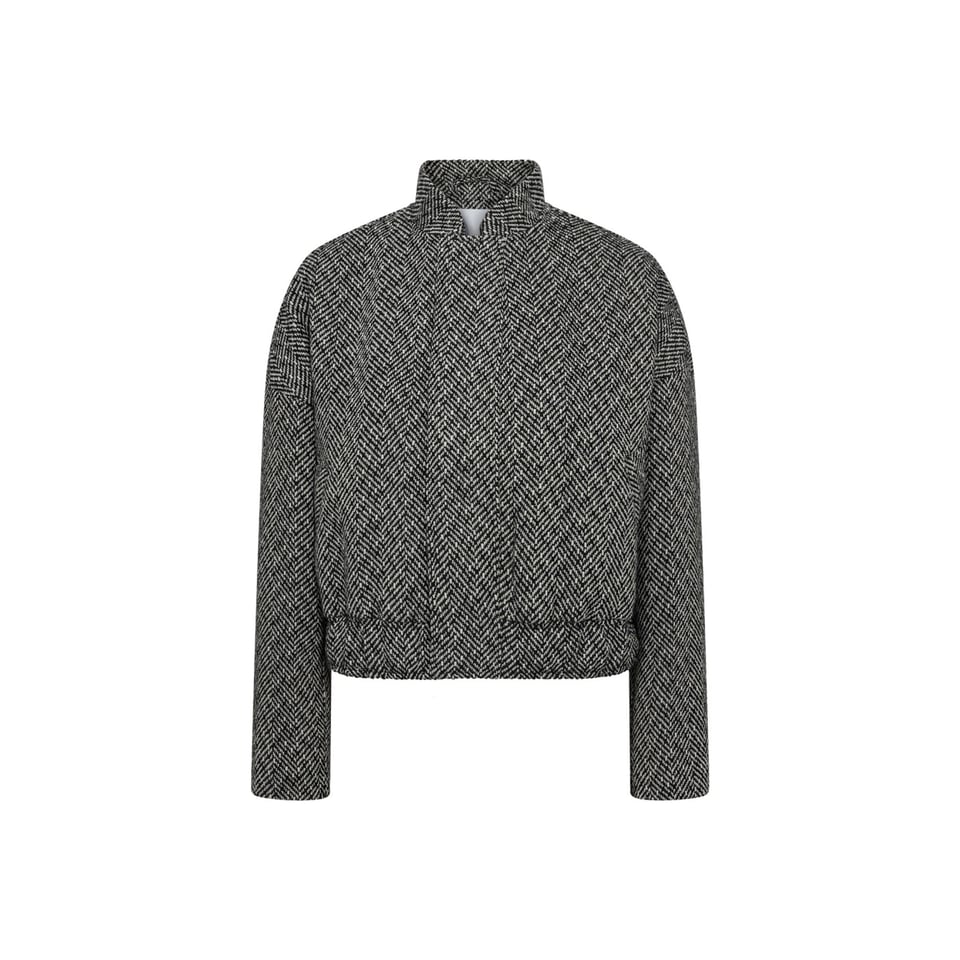 Co'Couture Tweedy Bomber - Black
