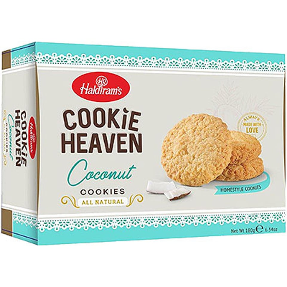 Haldiram's Cookie Heaven - Coconut Cookies 360 Grams