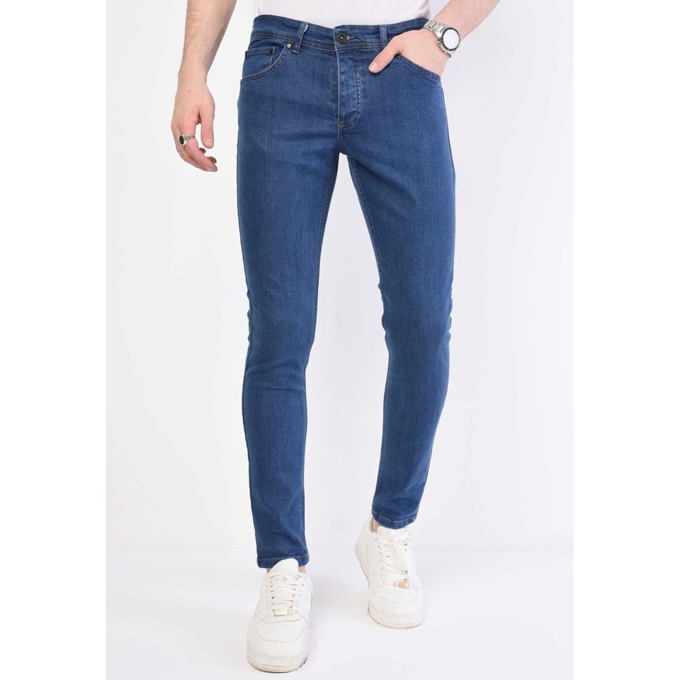 Heren Klassieke Spijkerbroek Slim Fit - DP/S-71 NW - Blauw