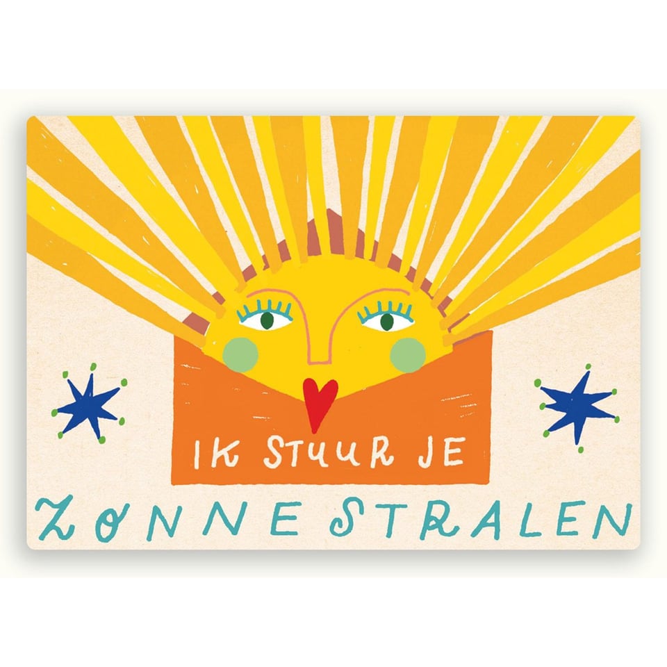 Kaart Ik Stuur Je Zonnestralen