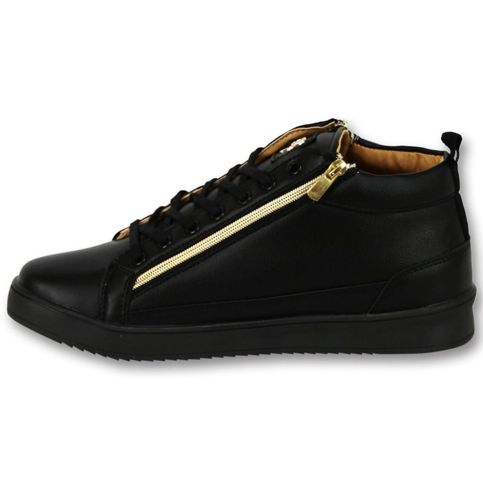 Heren Sneaker Bee Black Gold V2- CMS98 -Zwart