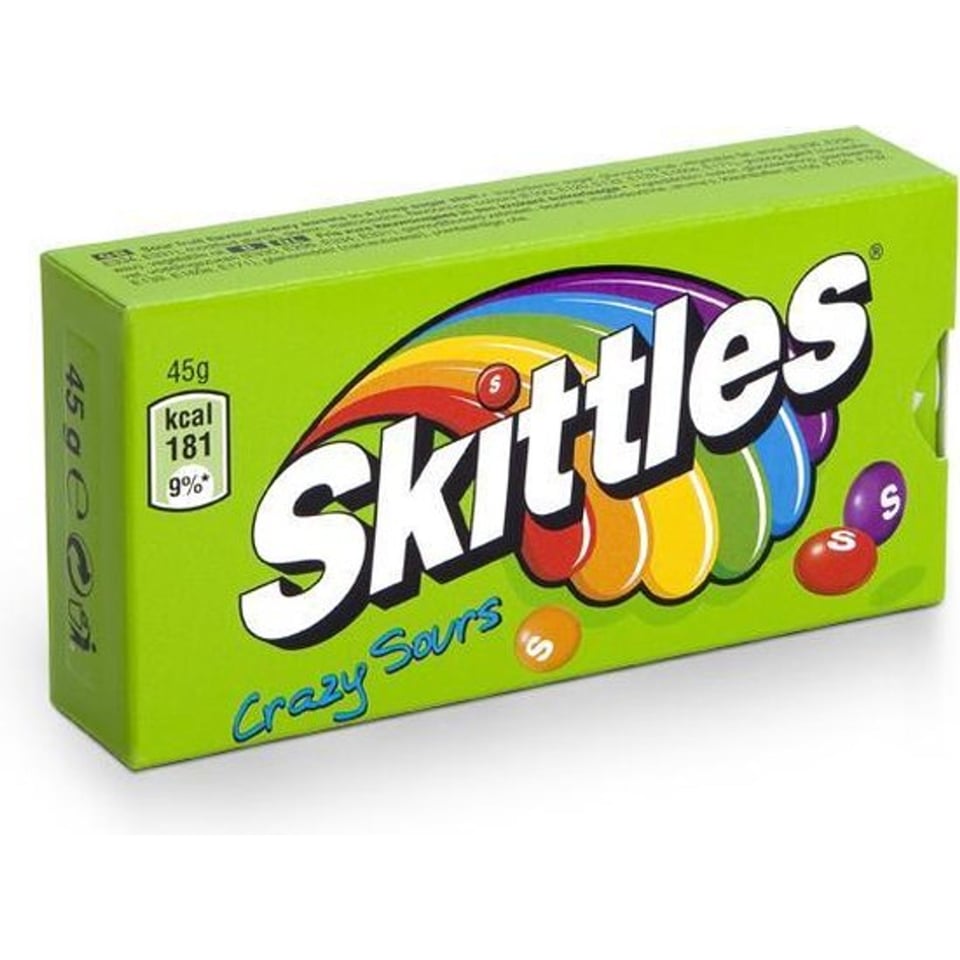 Crazy Sours Skittles 45g