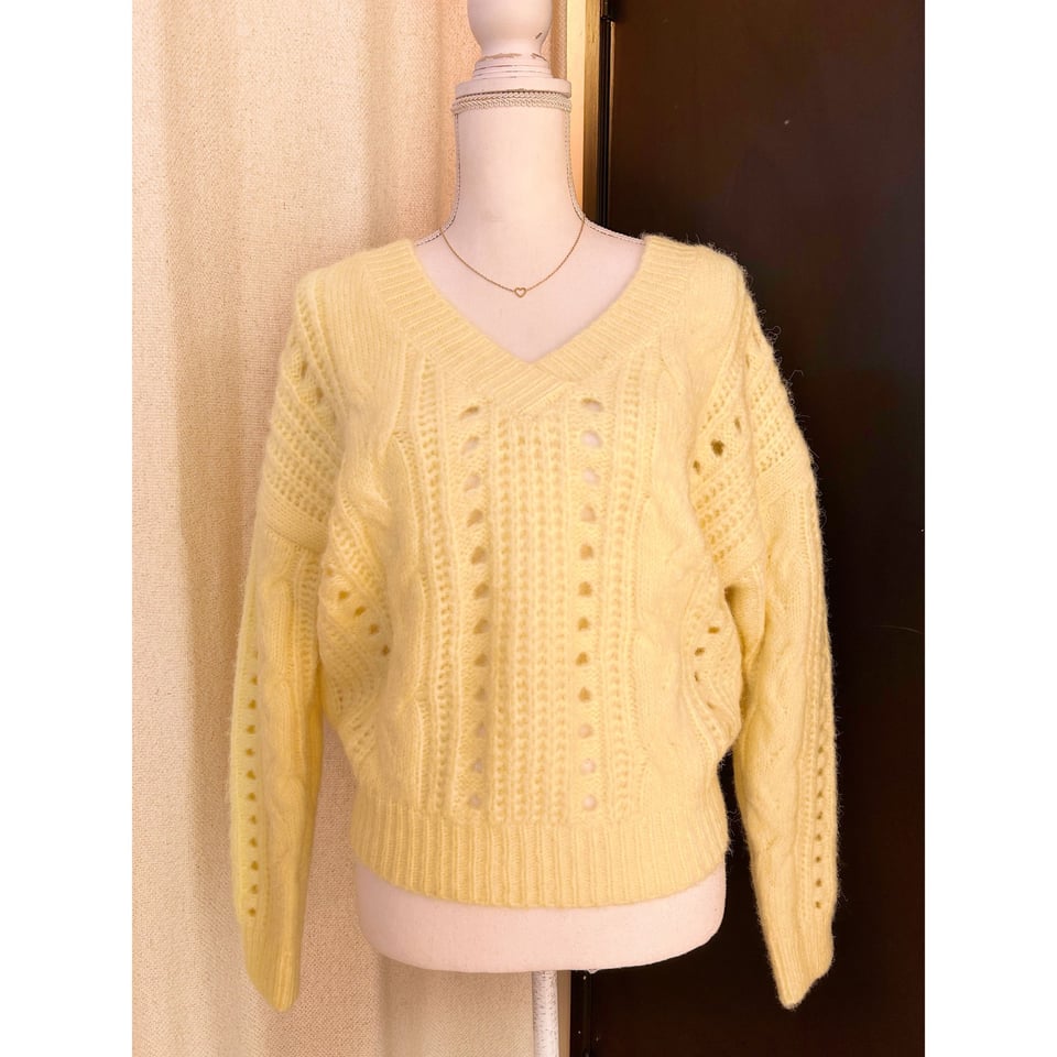 Yellow pullover - OneSize - 1 maat