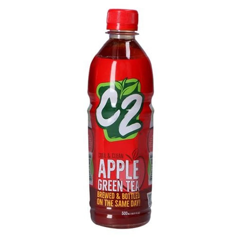 C2 Groene Thee Appel Drink 500ml