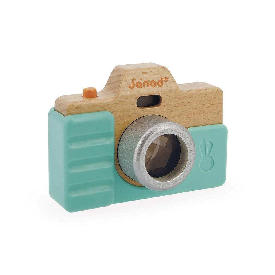 Janod Foto Camera Met Geluid Groen 14 Cm 1+