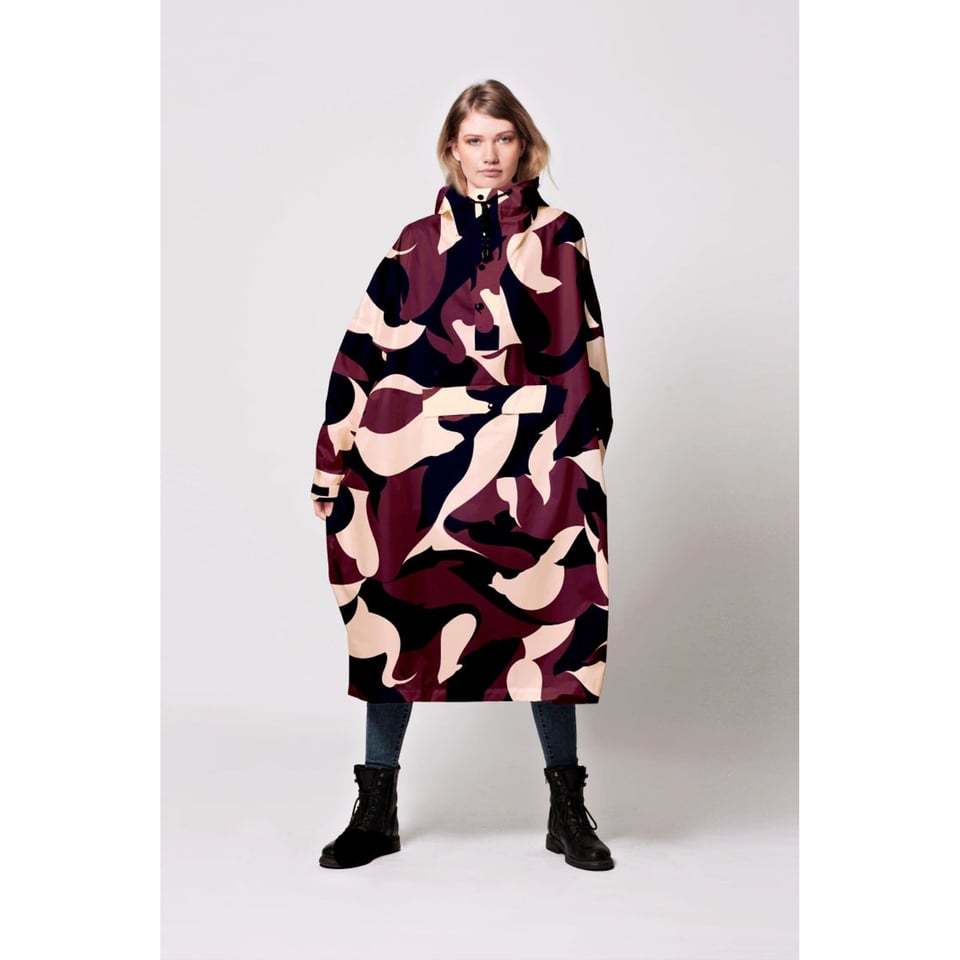 Rainkiss Regenponcho Malika Animo Bordeaux
