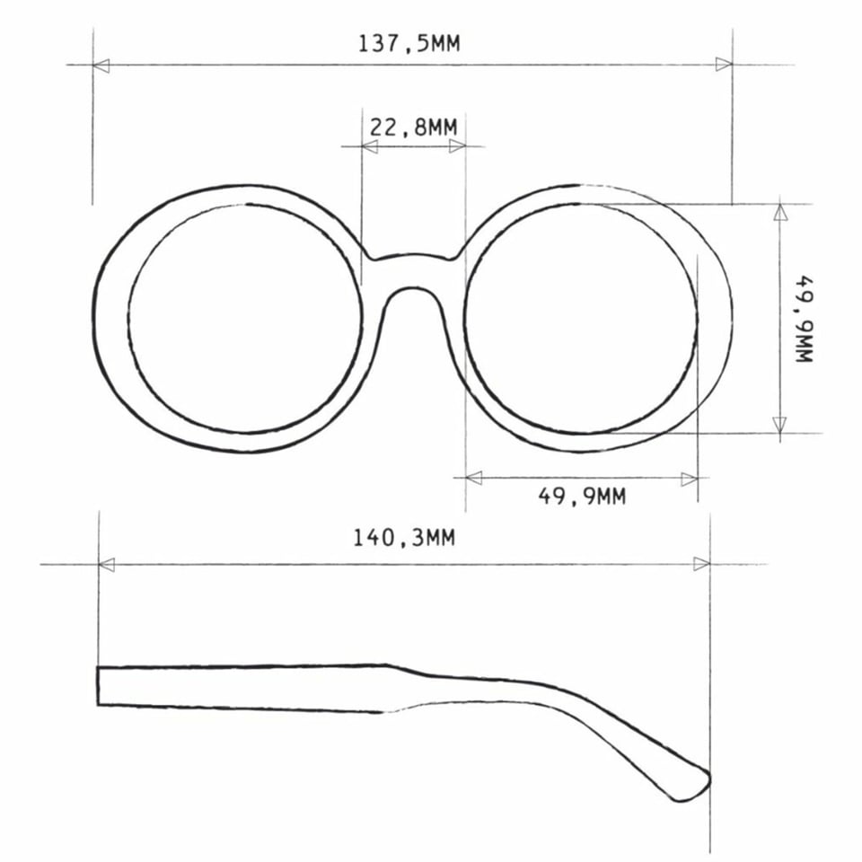 Leesbril LAURA Round Black Havana OK024B3H