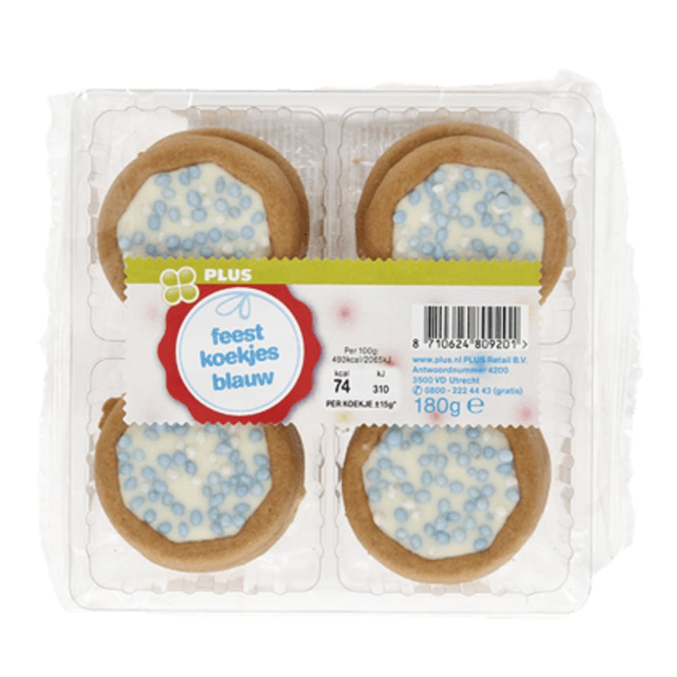 PLUS Feestkoek Blauw