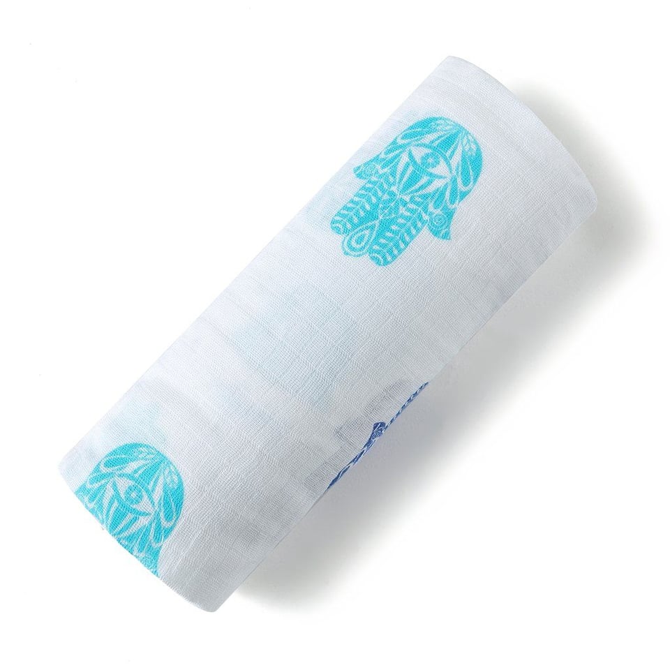 Malabar Baby Swaddle Hamsa