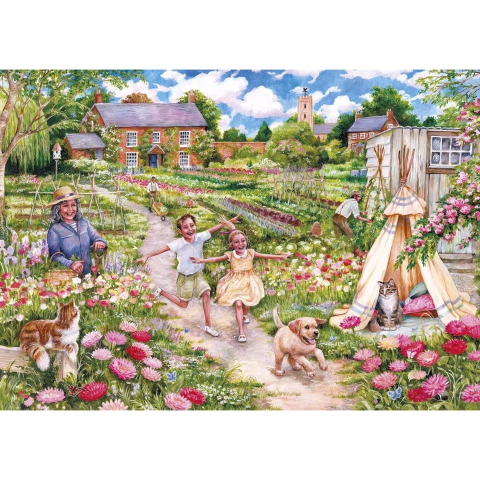 Gibsons Puzzle Debbie Cook Childhood Memories 500 Pieces