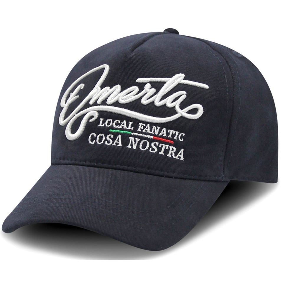 Baseball Cap Heren - Omerta - Navy - One Size