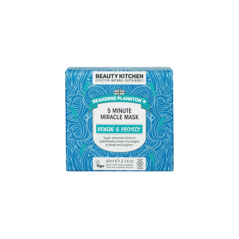 Beauty Kitchen Gezichtsmakers Seahorse Plankton 5 Minute Miracle Mask - 60ml