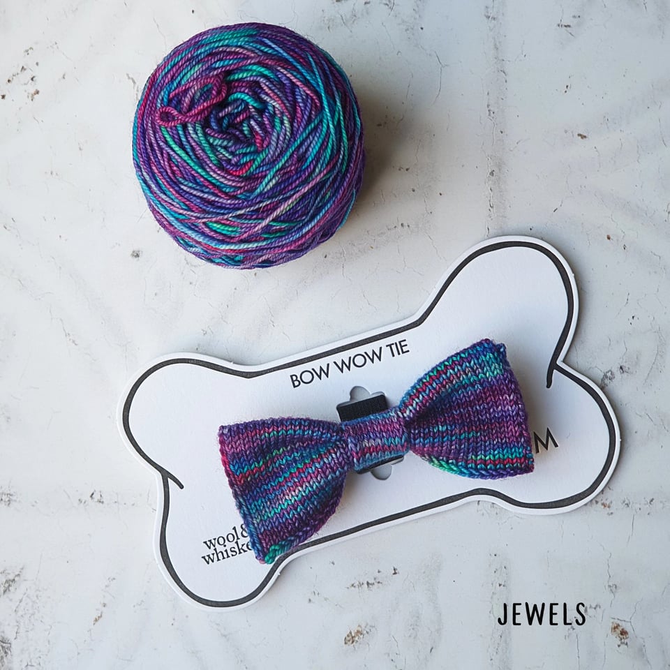 Hand-Dyed Dog Bow Tie Collection