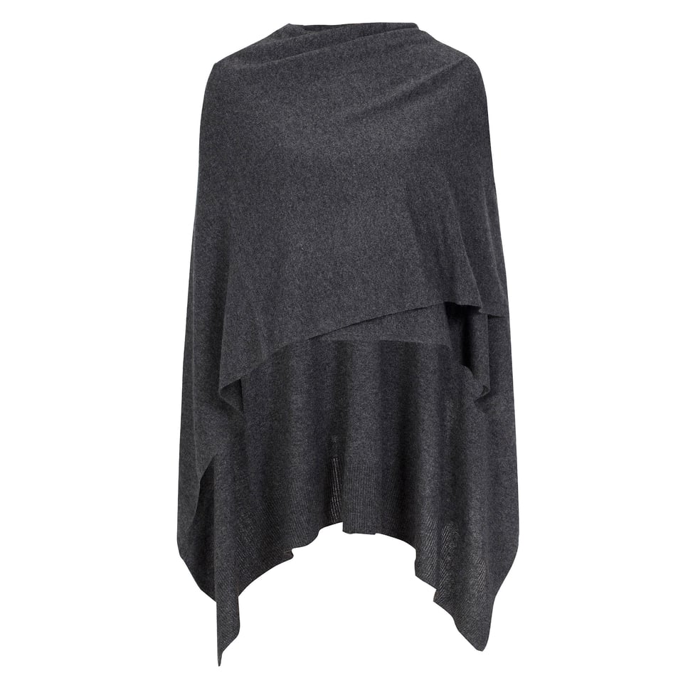 Knit-Ted Poncho Navy