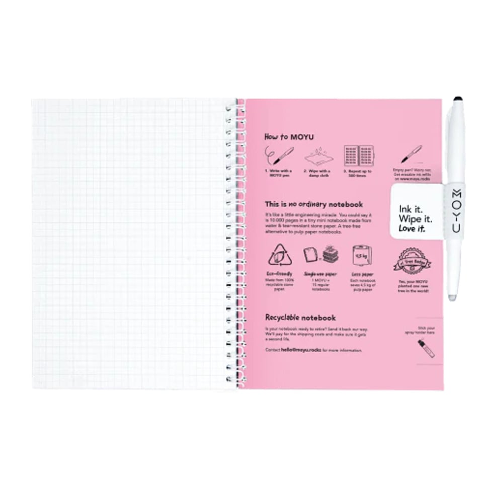 Uitwisbaar notitieboek hardcover Love Garden