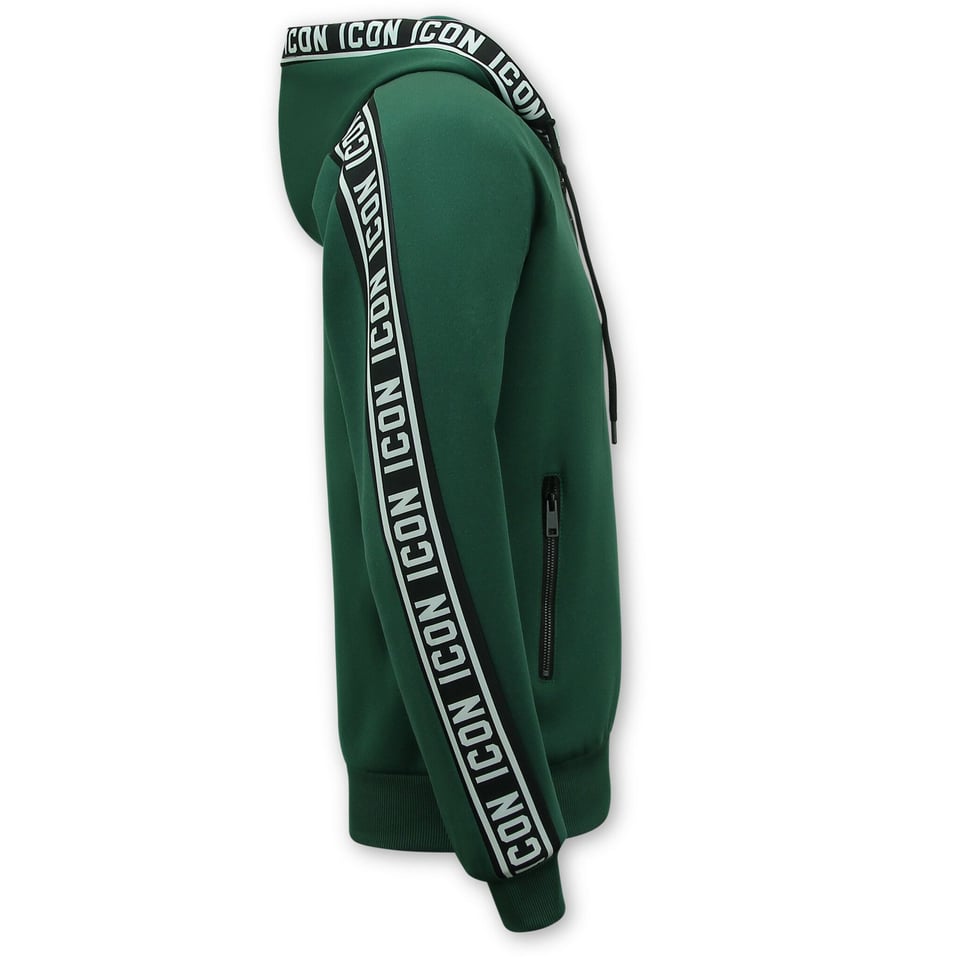 Traningspak Heren ICON - Joggingpak Heren Volwassenen - 3551 - Groen