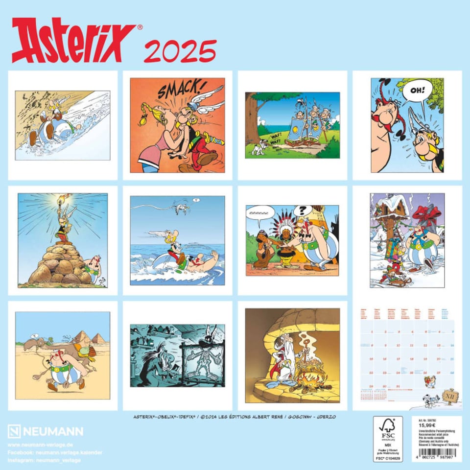 Asterix 2025 Kalender