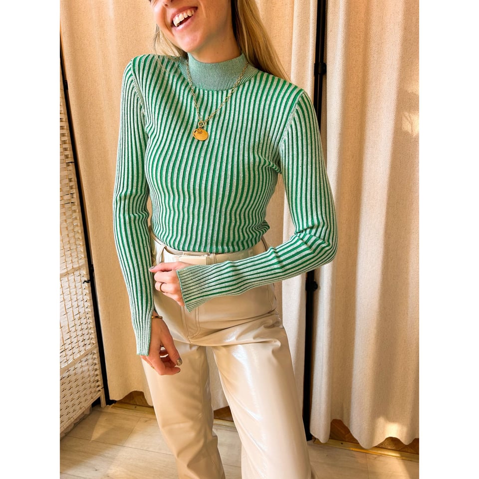 Ribbed Pull Green - 