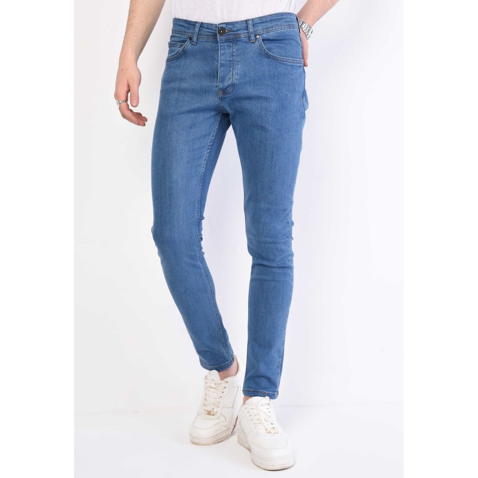 Heren Slim Fit Klassieke Spijkerbroek - DP/S-55 NW - Blauw