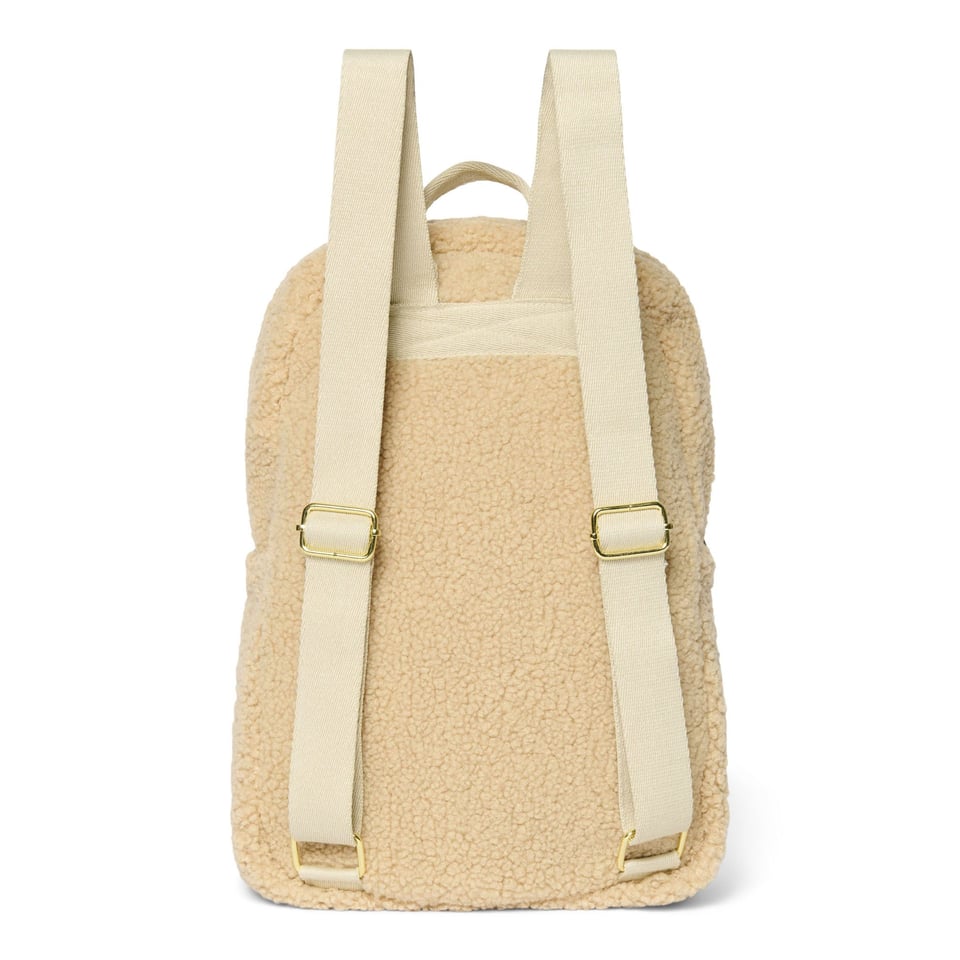 Ecru Teddy MIDI Backpack with Front Pocket