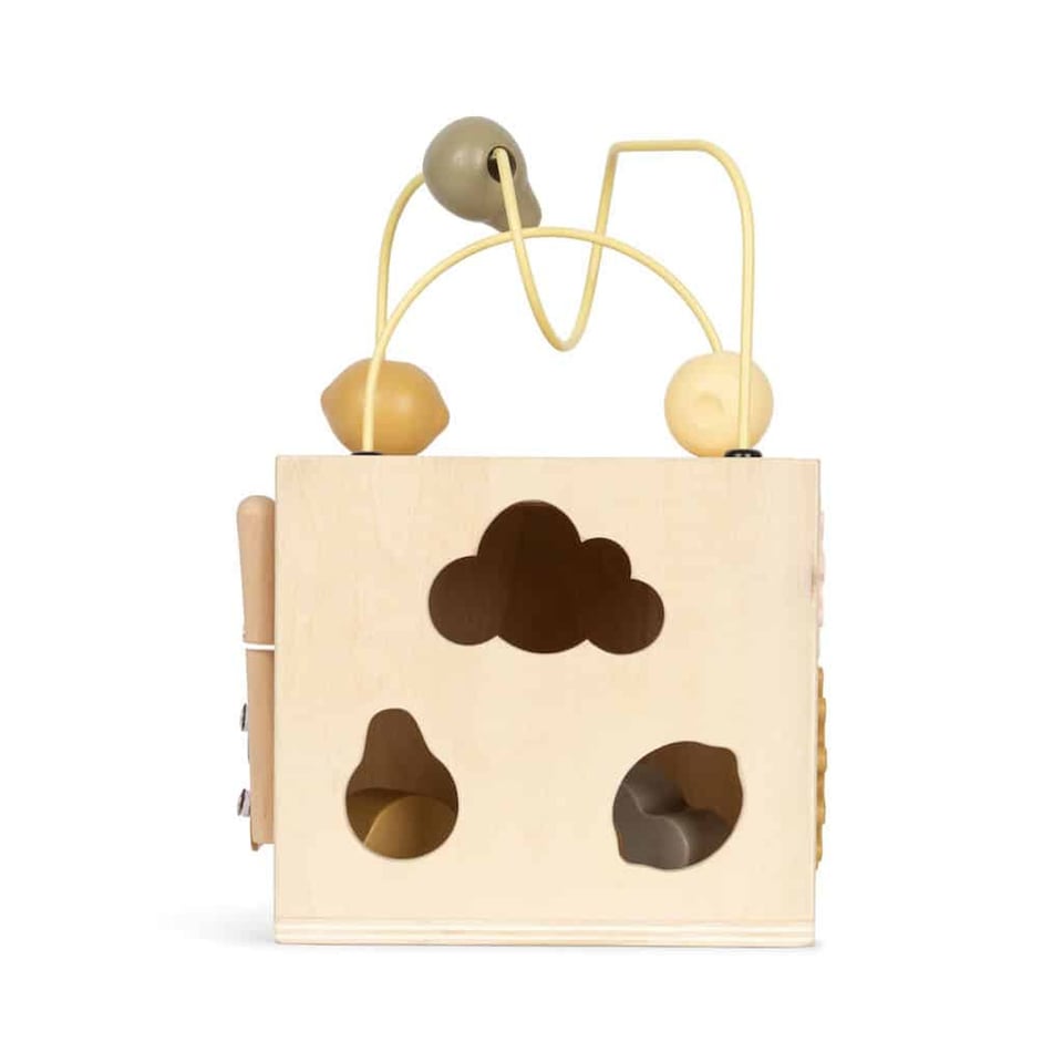 Konges Sløjd Wooden Activity Cube Fsc Nature