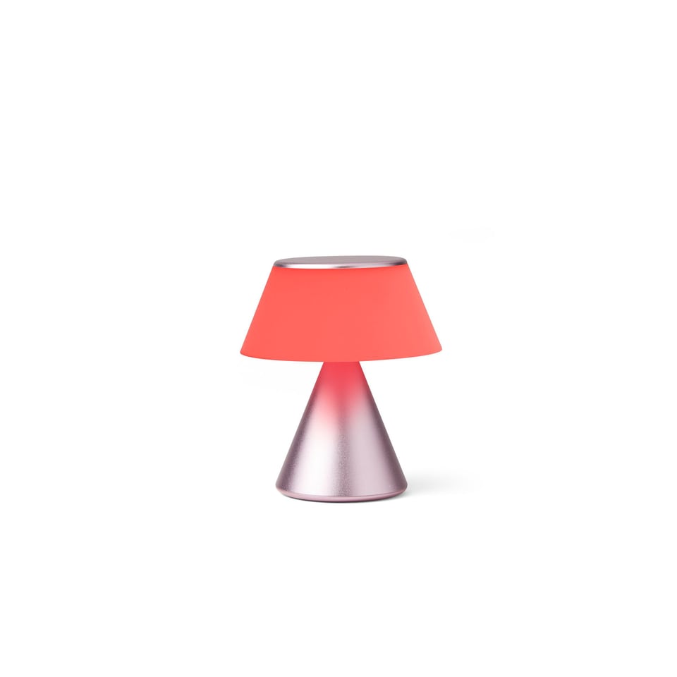 Lamp Luma M Licht Roze