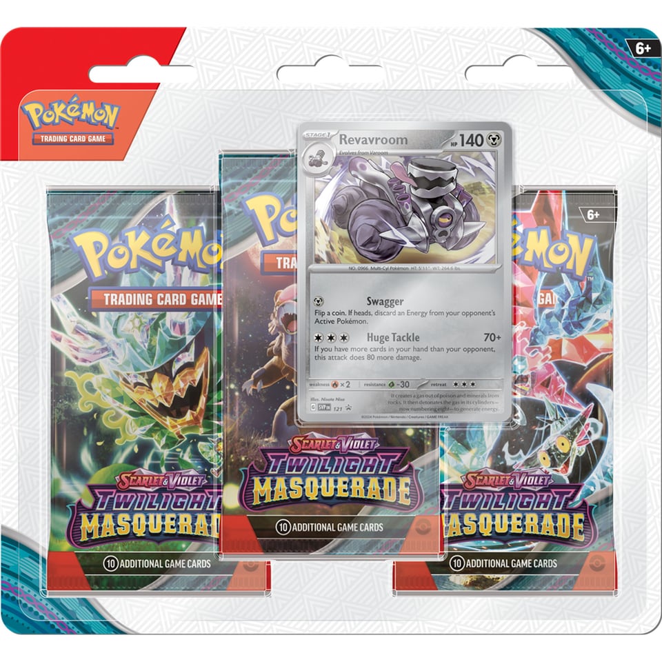 Pokémon Scarlet and Violet Twilight Masquerade 3 Boosters