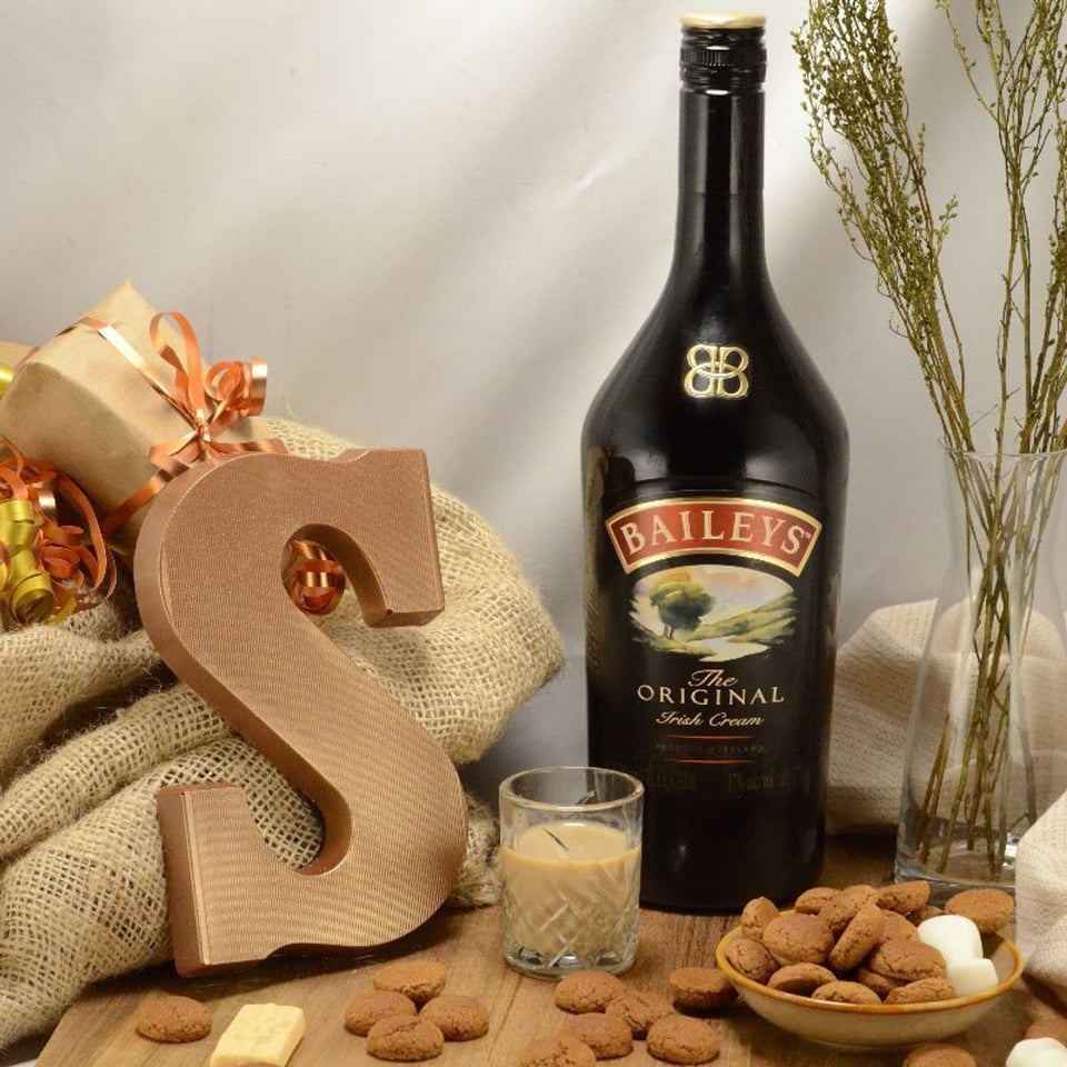 Chocoladeletter Baileys S - Melk - 200 Gram - Ambachtelijk Handgemaakt