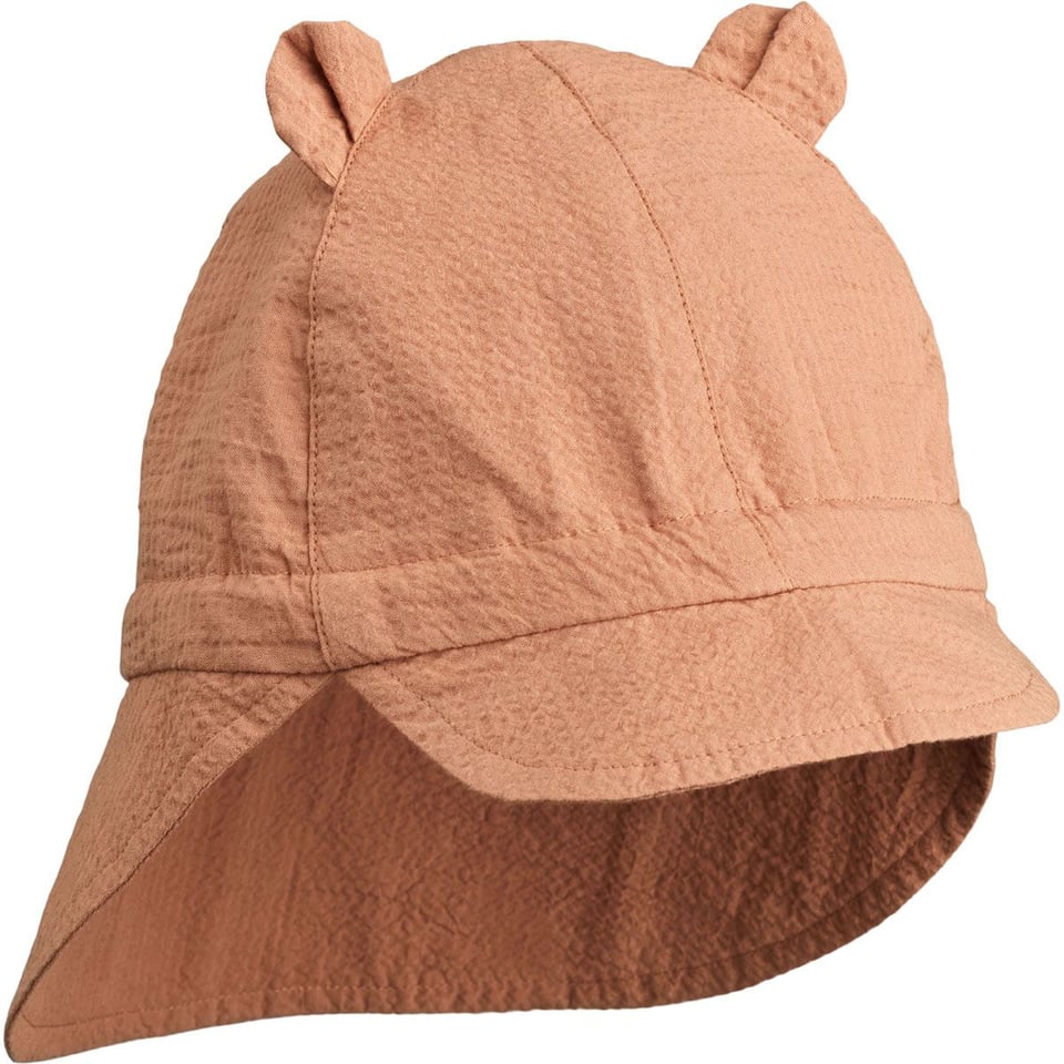 Gorm Seersucker Sun Hat Tuscany Rose