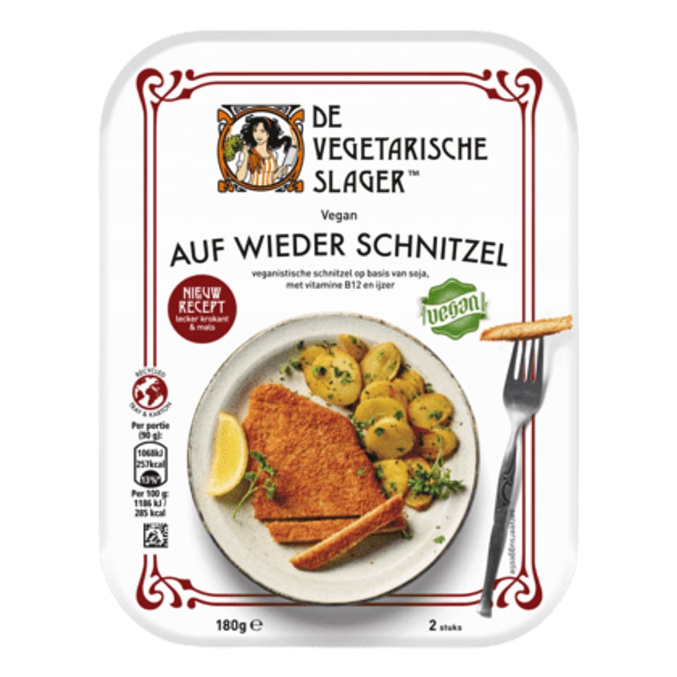 Vegetarische Slager Auf Wiederschnitzel