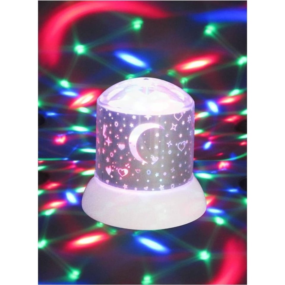 Disco Nachtlamp Galaxy Wit