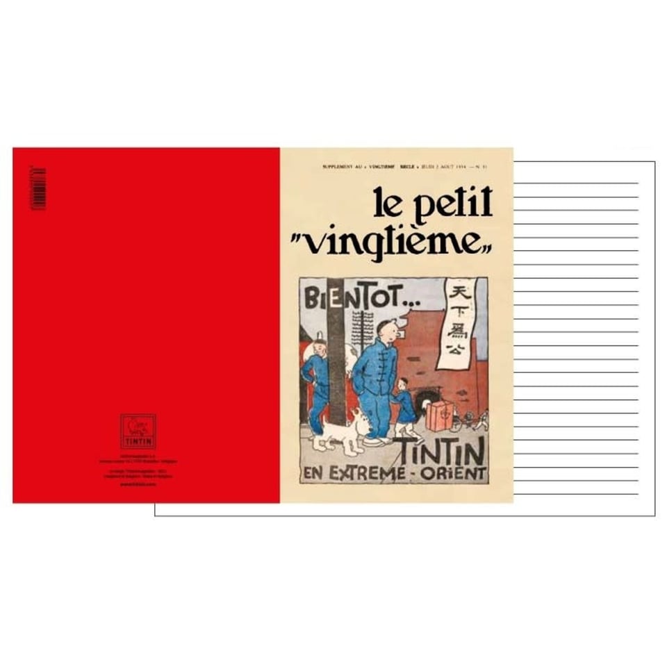 Kuifje Notitieboekje Groot - Le Petit Vingtième - Bientot - Weldra