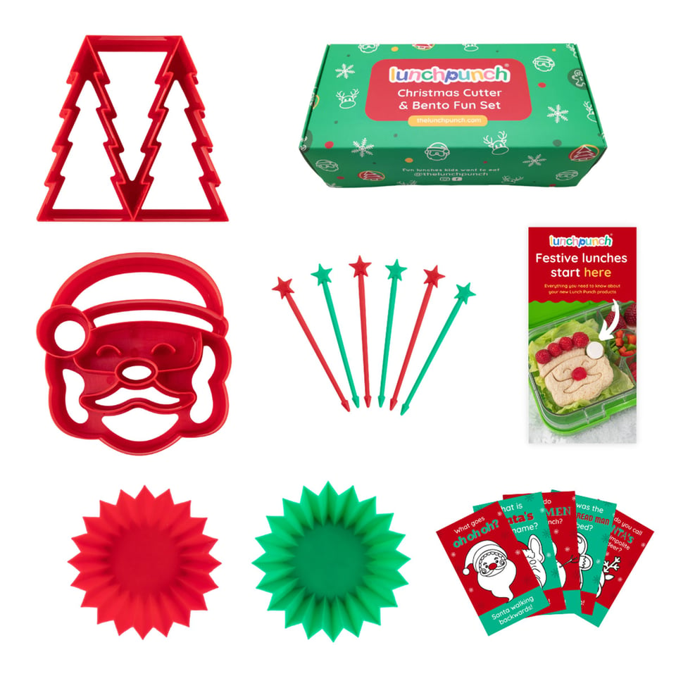 Lunch Punch Cutter & Bento Set Christmas